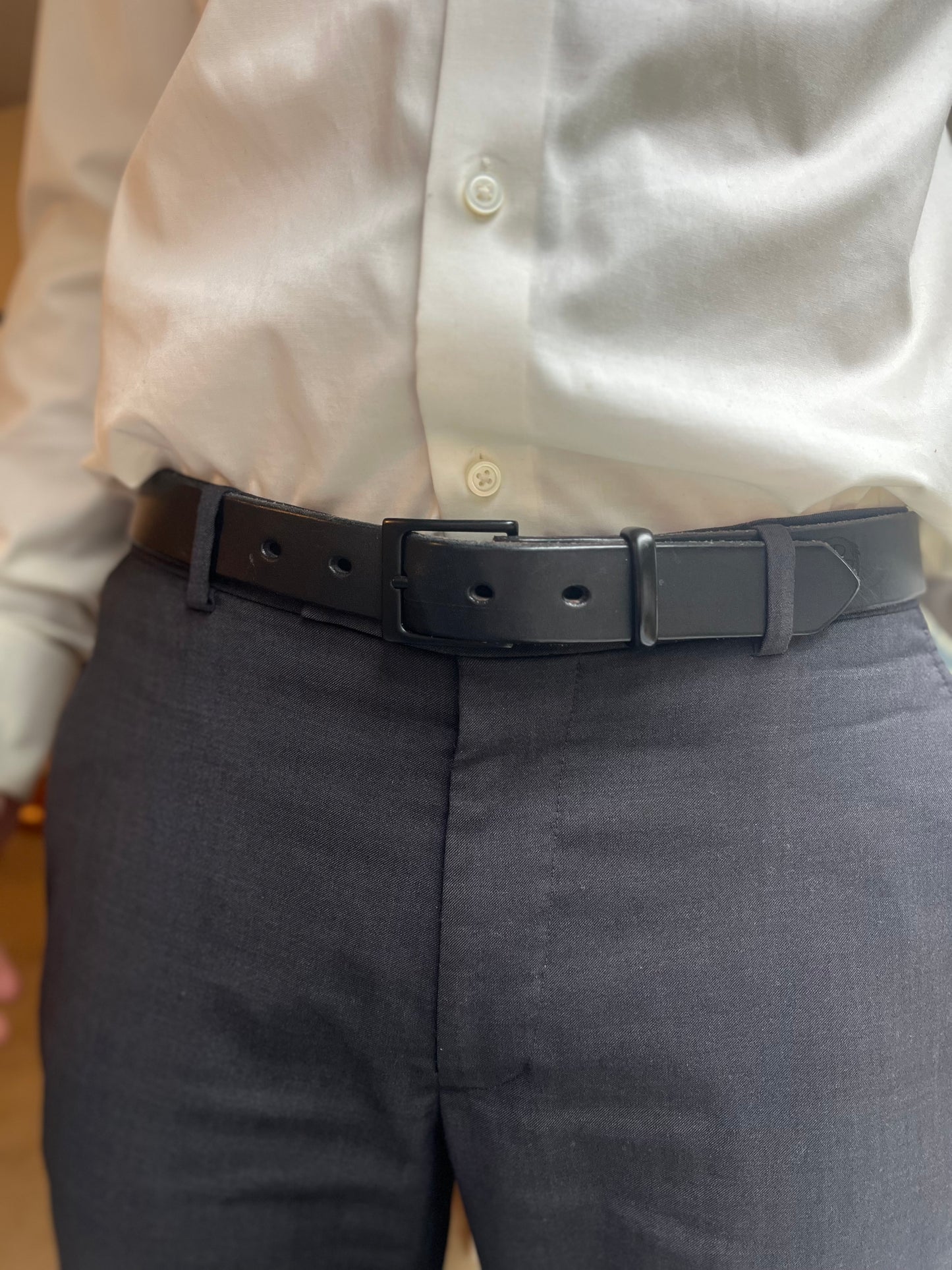 Gregorian Dress Belt - black on black