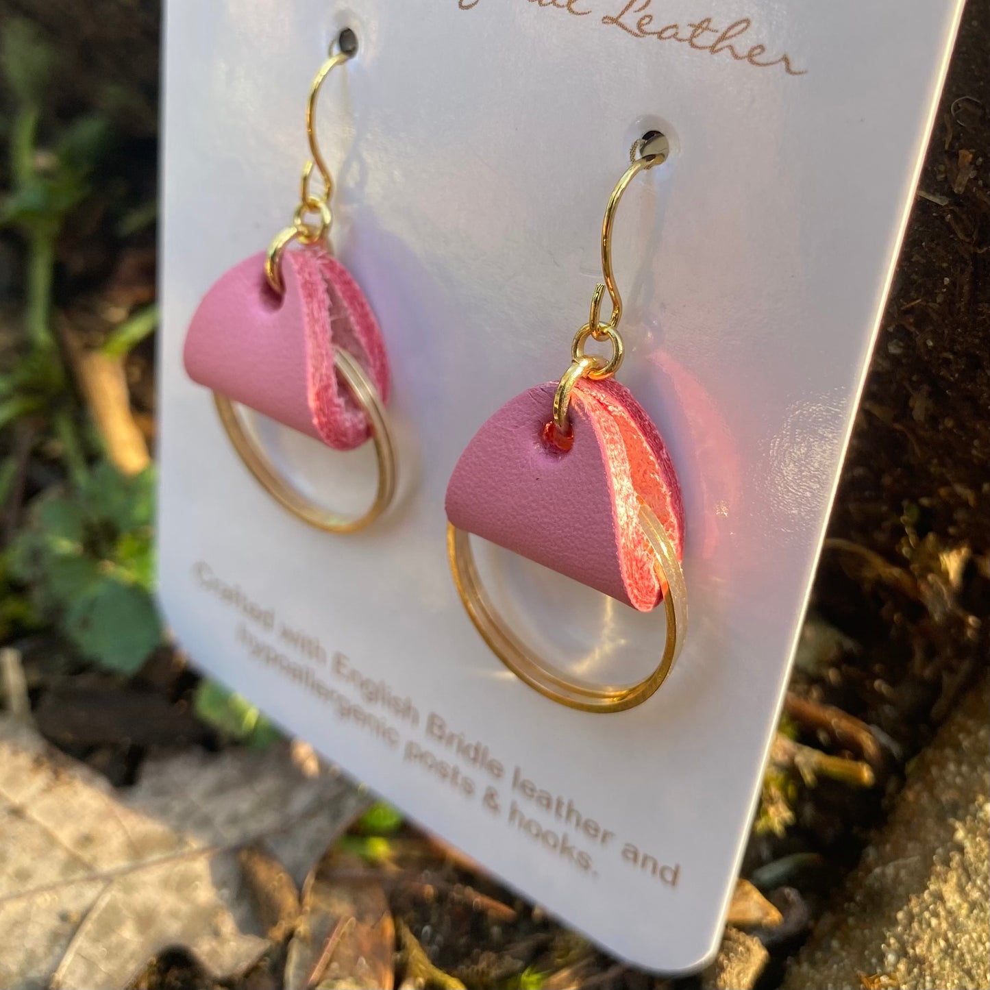Mini Hooped Earring - PINK
