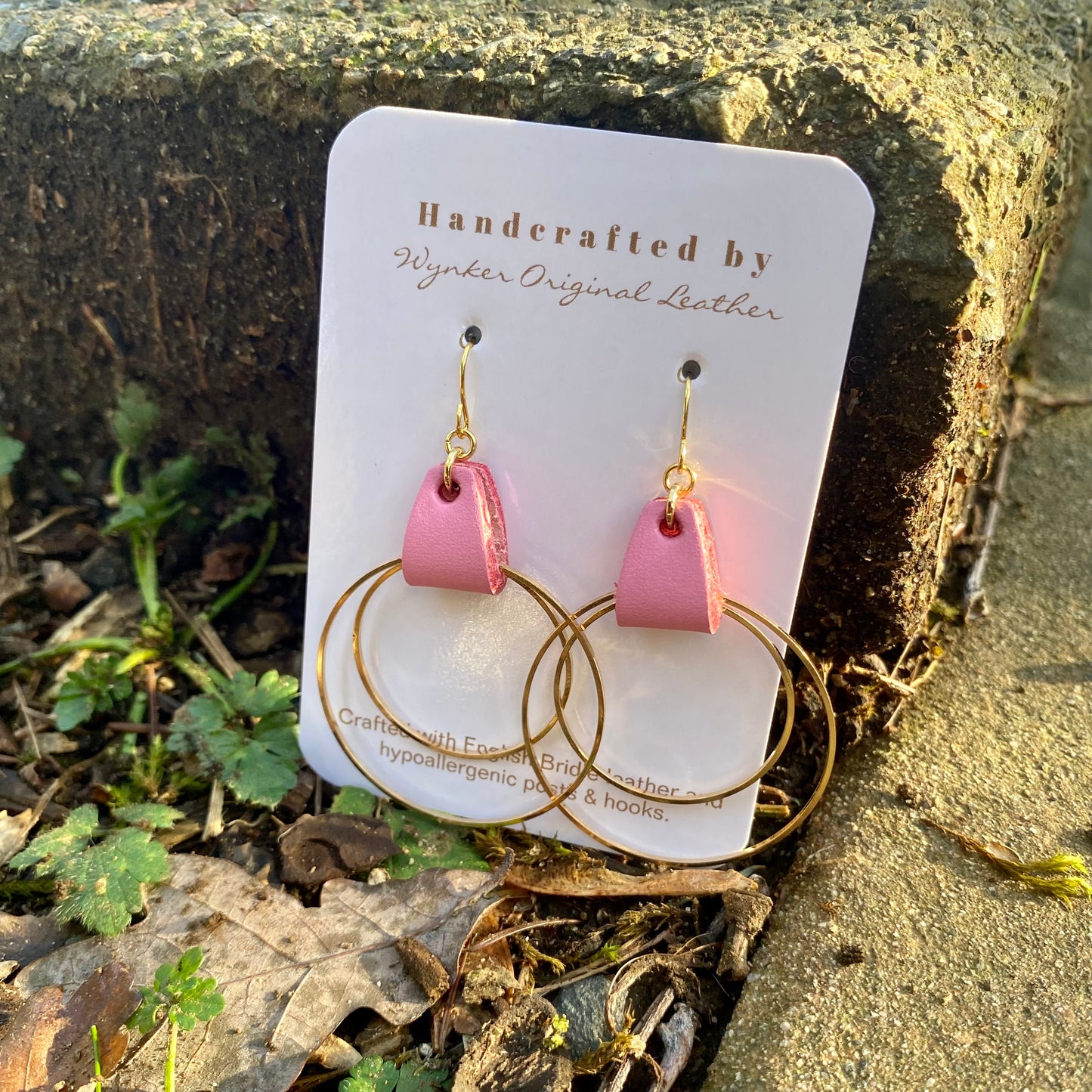 Double Hooped Earring - PINK