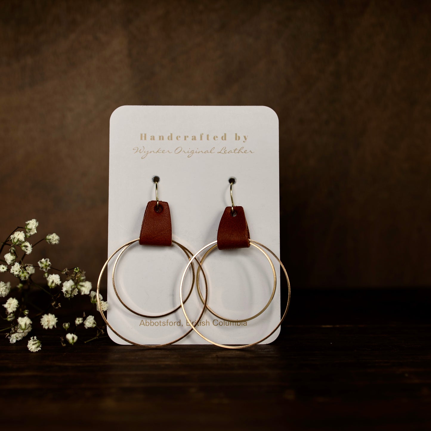 Double Gold Hooped Earring