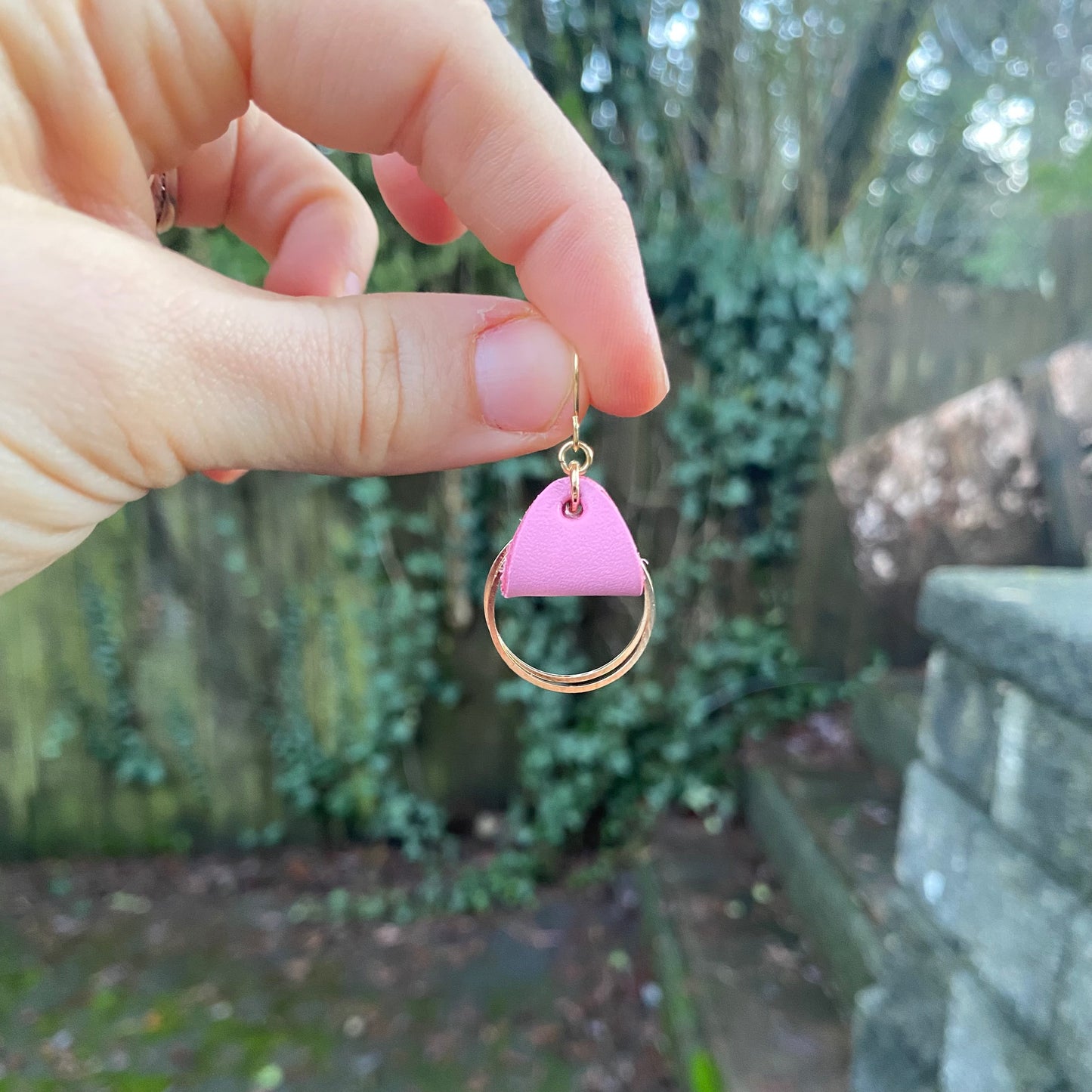 Mini Hooped Earring - PINK