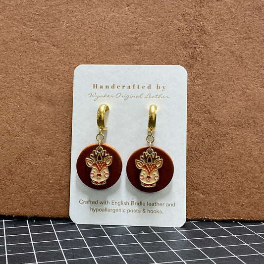 Christmas Reindeer Earrings