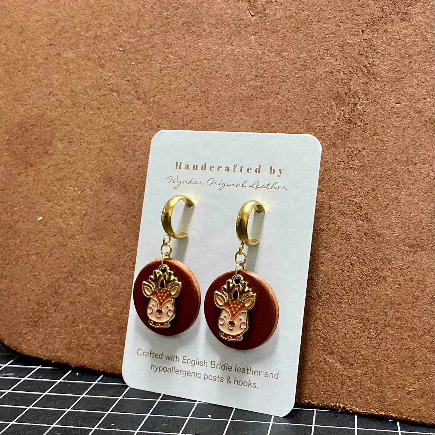 Christmas Reindeer Earrings